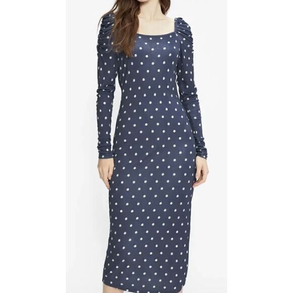 Ted Baker Meegwin Ditsy Spot Jersey Dress, NWT Size 2 (US 6) - Picture 1 of 9